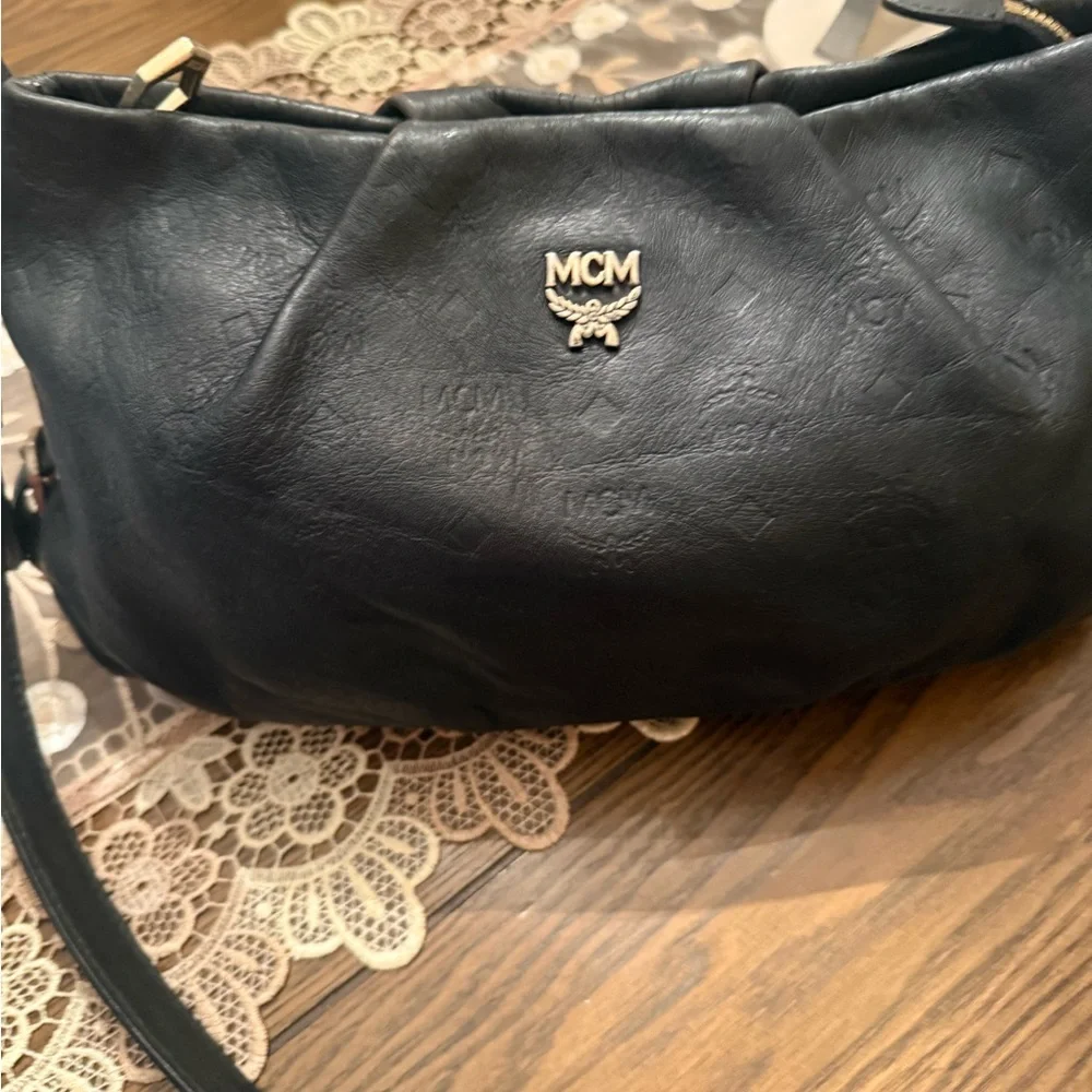 MCM Black Leather Crossbody - Picture 2 of 14